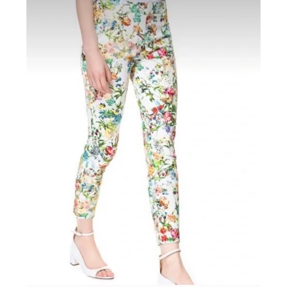 Style & Co. Denim - STYLE & CO WOMEN'S PLUS SIZE 16W HIGH RISE FLORAL STRETCH SLIMMING SKINNY JEANS